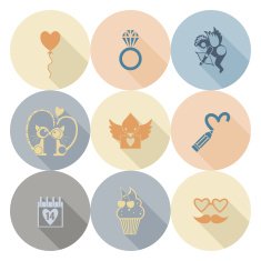 Happy Valentines Day Icons N395