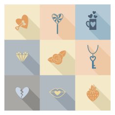 Happy Valentines Day Icons N396