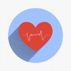 Flat heart applique background Vector illustration for your des