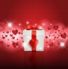 Valentine's Day gift boxbackground
