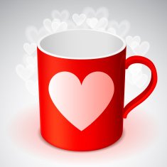 Cup with Heart Symbol N2