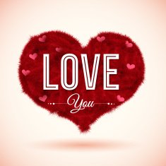 Fluffy icon for Your romantic design Vector illustration N2