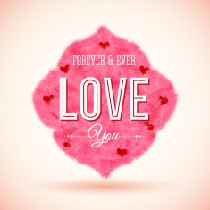 Fluffy icon for Your romantic design Vector illustration N3