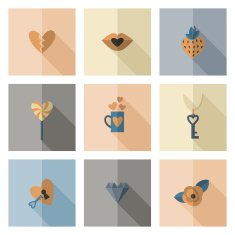 Happy Valentines Day Icons N444
