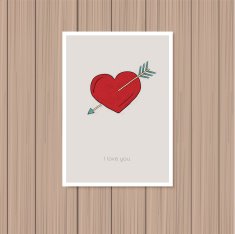 valentine's day greeting card N38