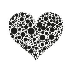 dotted heart N4