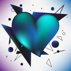 vector heart N11