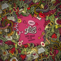 Valentine's Day frame background N2