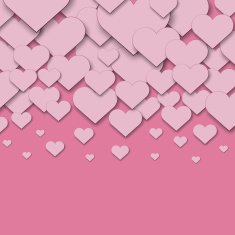 Pink hearts Background N4