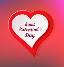 Valentines Day card N43