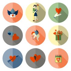 Happy Valentines Day Icons N511