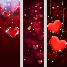 Valentine Holiday Banners