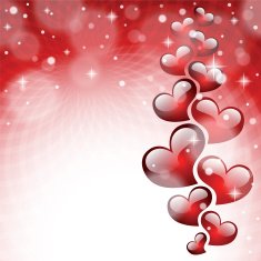 Abstract background to the Valentines day