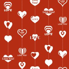 Heart pattern to Valentines Day Seamless texture with Hearts N10