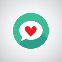 heart shape symbol design