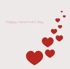 Valentines day card with heart N3