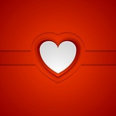Red romance background with hearts N3