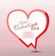 Valentines day heart
