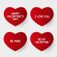 Paper hearts on wooden background N5