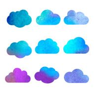 Watercolor sky background N2