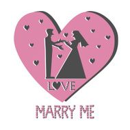 Silhouette marry me N2