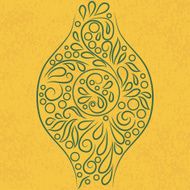 Seamless with vintage pattern N83
