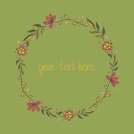floral frame N150