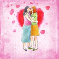 couple kissing N3