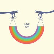 I love you art