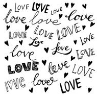 Love set vector icons for your design