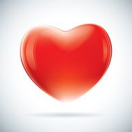 red valentine heart shape N3