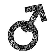 Vector Male Gender Symbol
