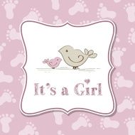 Baby girl invitation for baby shower N8