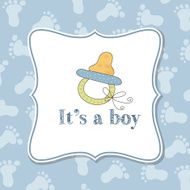 Baby boy invitation for baby shower N4