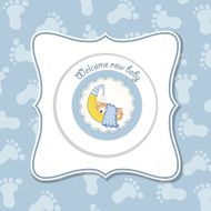 Baby boy invitation for baby shower N10