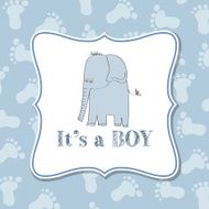 Baby boy invitation for baby shower N11