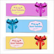 Saint Valentine's Day banners