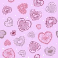 Hearts Seamless Pattern N25