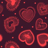 Hearts Seamless Pattern N26