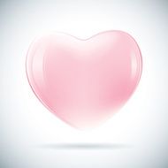 pink valentine heart shape