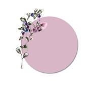 Watercolor background with flower