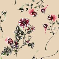 Seamless Floral Pattern N1390