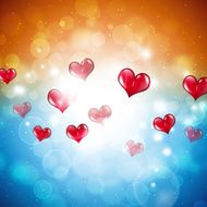 Red Valentine Hearts N8