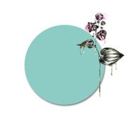 Watercolor background with flower N6