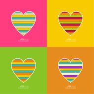 Abstract background with heart N2