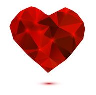 heart abstract isolated on a white backgrounds