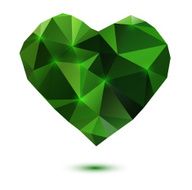 heart abstract isolated on a white backgrounds N2