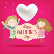 Sweet Valentine Couple