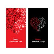 Valentine card with heart shape for your design N6