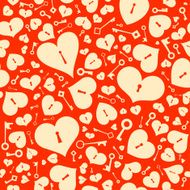 Seamless background with hearts N14